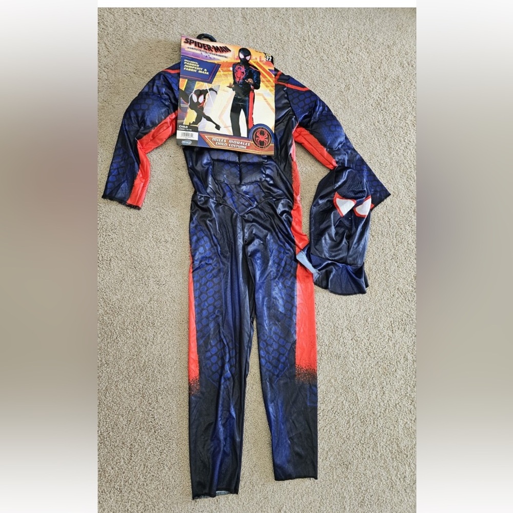 Marvel Spider-man Miles Morales Halloween Costume Child S 8/9